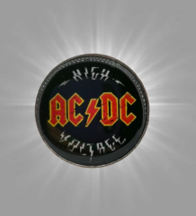 Качествен метален Пин, значка на AC/DC