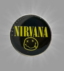 Качествена метална пин значка на Nirvana