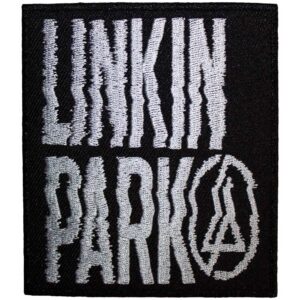Бродирана рок нашивка Linkin Park Hybrid Theory с войник и крила