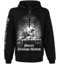 Метъл суичер с цип Marduk Panzer Division предна част с танк и лого