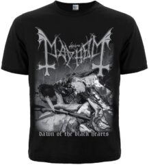 Мъжка метъл тениска Mayhem Dawn of the Black Hearts с оригинална обложка на албума