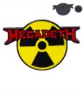 Пин на Megadeth със знака на радиацията
