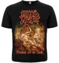 Лице на черна метъл тениска Morbid Angel с обложката на албума Blessed Are the Sick