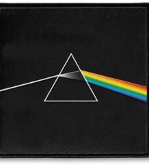 Принтирана рок нашивка на Pink Floyd с призма и дъга от албума Dark Side of the Moon