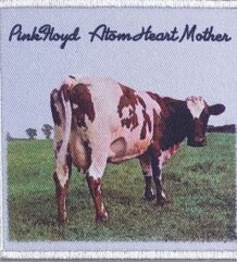 Квадратна рок нашивка на Pink Floyd с обложката на албума Atom Heart Mother