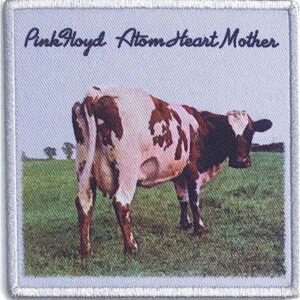 Квадратна рок нашивка на Pink Floyd с обложката на албума Atom Heart Mother