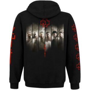 Мъжки суичер с цип Rammstein Zeit в черен цвят - Hover Image