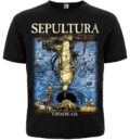 Черна метъл тениска Sepultura с обложката на албума Chaos A.D.