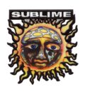 Цветна пънк нашивка Sublime с логото Sun Face и надпис