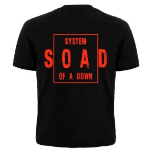 Метъл тениска System of a Down с двустранна щампа - Hover Image
