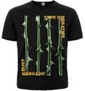 Предна част на черна метъл тениска Type O Negative с бодливи стебла от October Rust