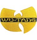 Оригинална хип хоп нашивка на Wu-Tang Clan с жълтото лого на групата