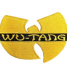 Оригинална хип хоп нашивка на Wu-Tang Clan с жълтото лого на групата