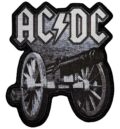 Лицензирана рок нашивка на AC/DC с оръдието от For Those About to Rock