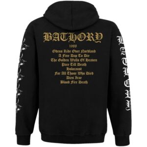 Суичер с цип Bathory Blood Fire Death - Hover Image