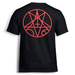 Метъл тениска Morbid Angel Covenant с червен пентаграм - Hover Image