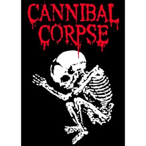 Плакат на Cannibal Corpse със скелета