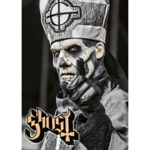 Плакат на Ghost с Papa EmeritusII