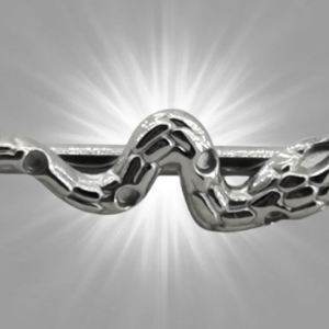 Обеца индъстриъл със змия от стомана - Hover Image