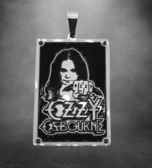 Ozzy Osbourne медальон тип плочка