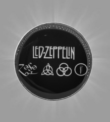 Led Zeppelin Symbols метална пин значка