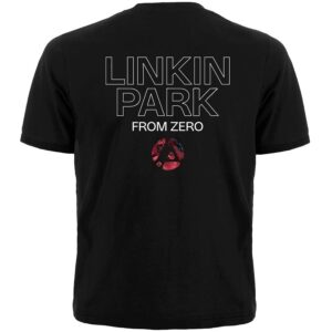 Тениска с щампа Linkin Park From Zero памучна черна - Hover Image