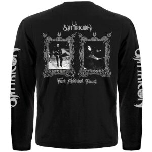 Мъжка памучна тениска с дълъг ръкав Satyricon "Dark Medieval Times" - Hover Image