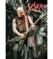 Супер плакат на Slayer с Kerry King с китарата