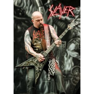 Супер плакат на Slayer с Kerry King с китарата
