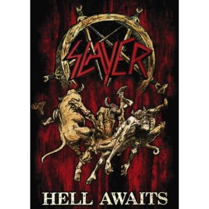 Плакат на Slayer от албума Hell Awaits