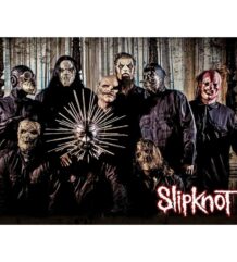 Плакат на Slipknot с цялата групата