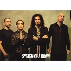 Плакат на бандата System of a Down