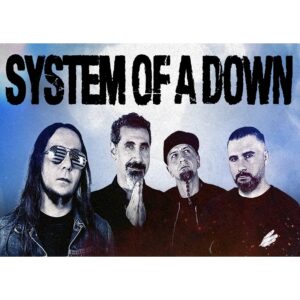 Плакат на System of A Down с бандата