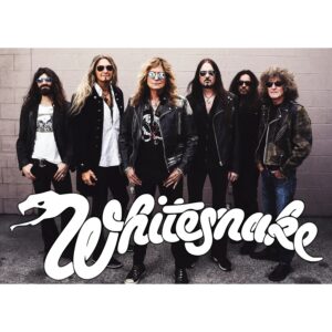 Плакат на Whitesnake с цялата банда