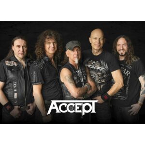 Супер плакат на Accept с цялата банда