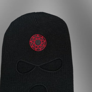 Маска за мотор Slipknot - Плетена балаклава с бродерия - Hover Image