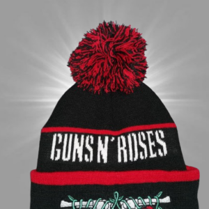 Мъжка зимна шапка Guns N’ Roses с помпон - Hover Image