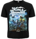 Мъжка метъл тениска King Diamond Abigail с цветна щампа на карета и коне