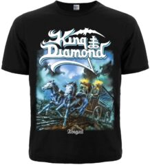 Мъжка метъл тениска King Diamond Abigail с цветна щампа на карета и коне