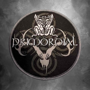 Кръгла бродирана метъл нашивка на Primordial