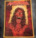 Голяма везана метъл нашивка Airbourne Breakin' Outta Hell със златист кант