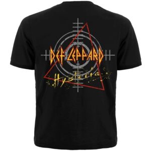 Метъл тениска Def Leppard "Hysteria" с двустранна ситопечатна щампа - Hover Image