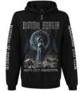 Мъжки черен метъл суичер с цип Dimmu Borgir Death Cult Armageddon предна част и ръкави