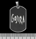Медальон на групата Gojira от стомана