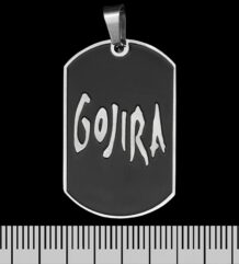 Медальон на групата Gojira от стомана