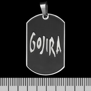 Висулка Gojira от медицинска стомана с логото на групата