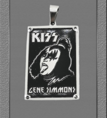 Фен медальон на KISS за подарък на мъж