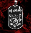 Мъжки медальон на Def Leppard с лъв