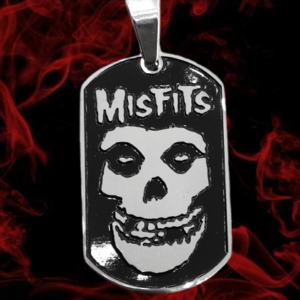 Висулка Misfits от медицинска стомана с череп Crimson Ghost