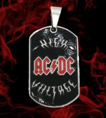 Унисекс медальон тип плочка на AC/DC